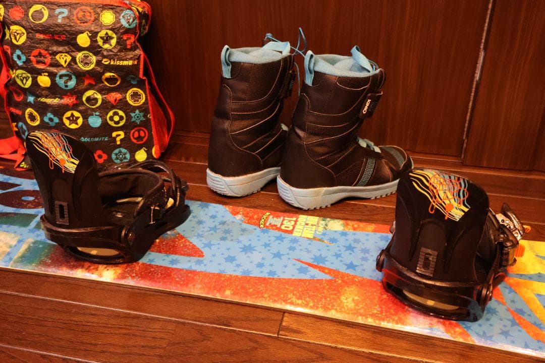 IGNIOスノーボード3点セット 子供用　130cm