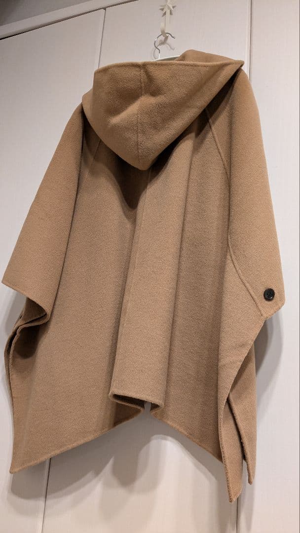 ●最終SALE●Mila Owen フードポンチョコート　キャメル　01