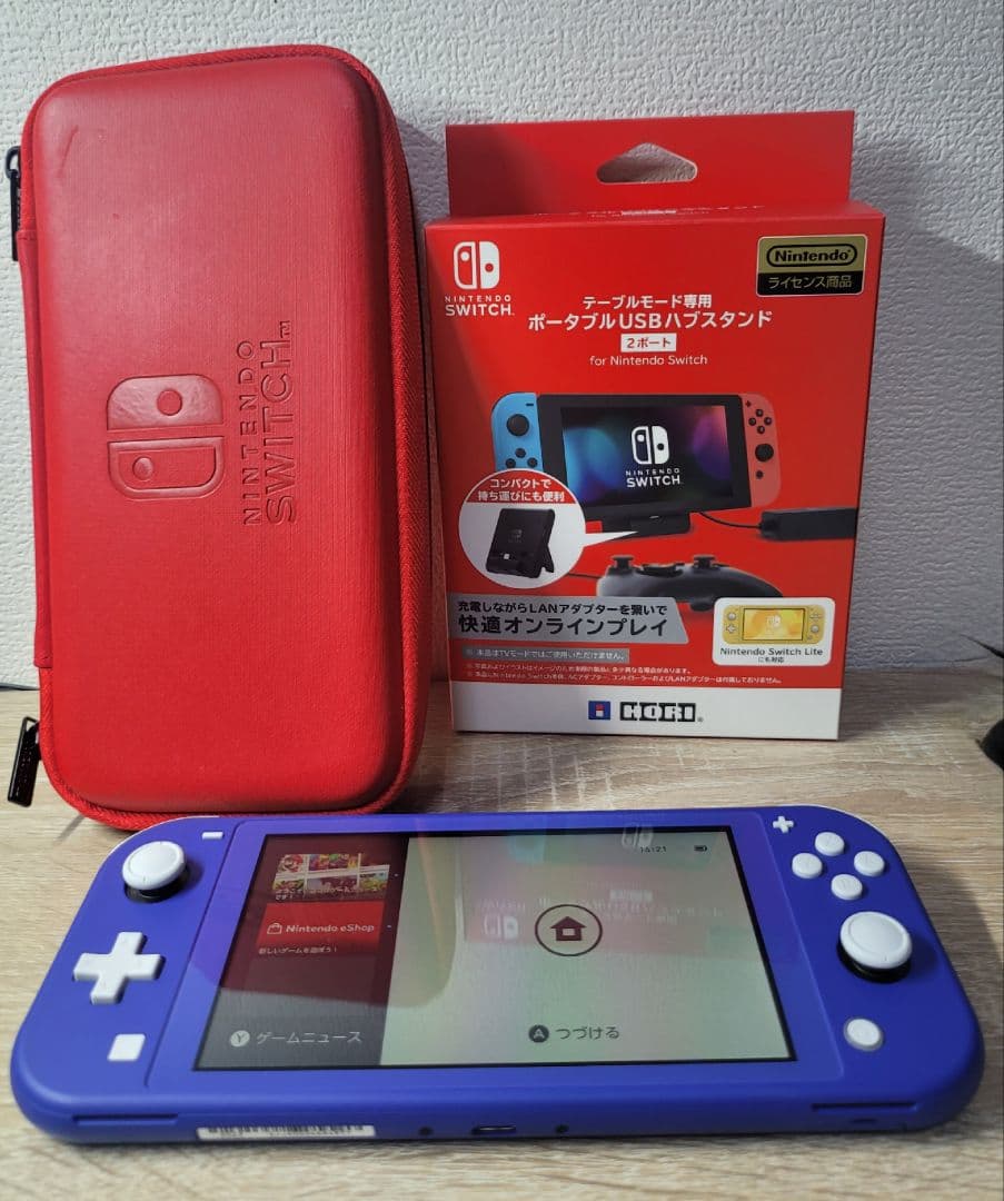 Nintendo Switch Lite本体ブルー(付属品有り)
