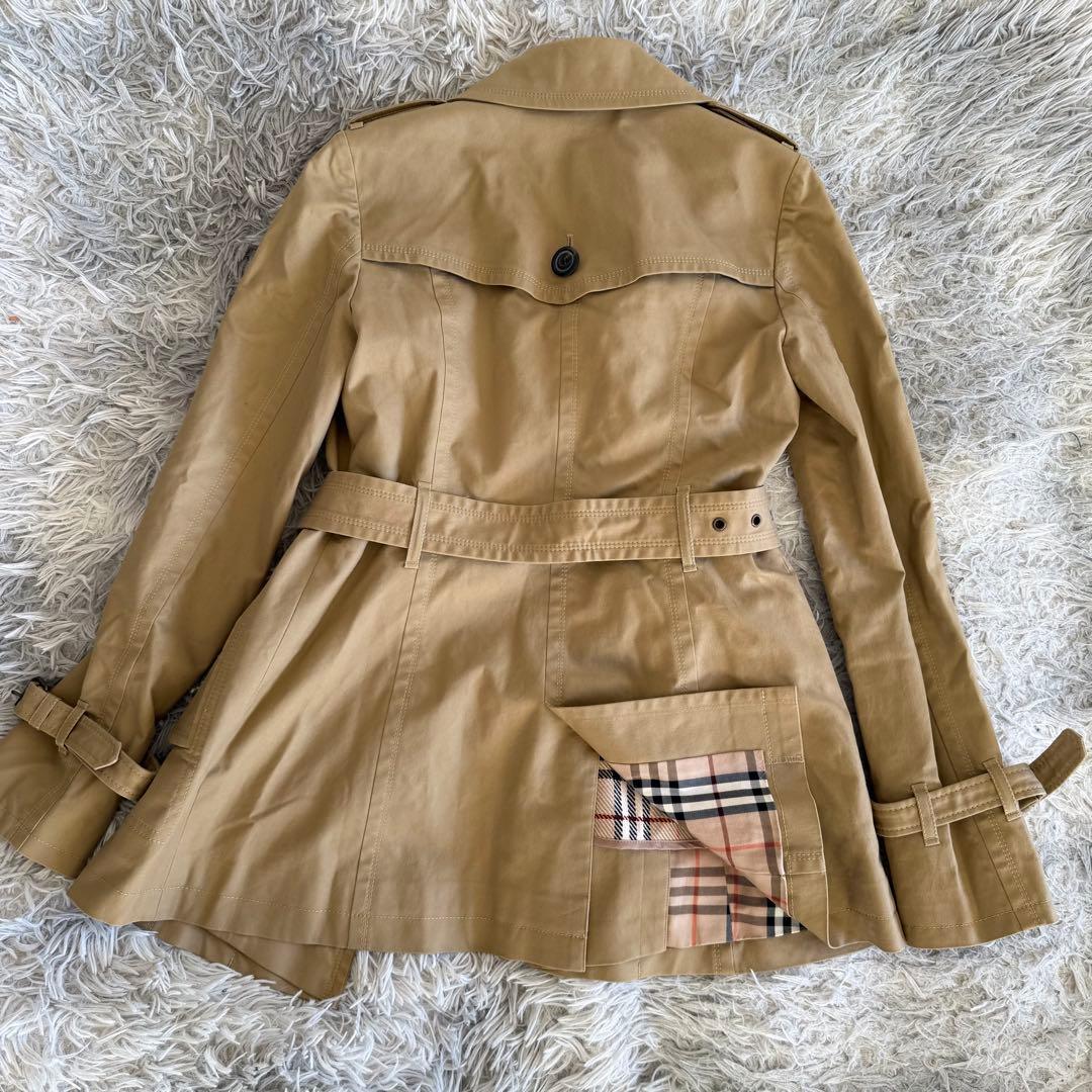 美品 BURBERRY BLUE LABEL ライナー トレンチコート チェック