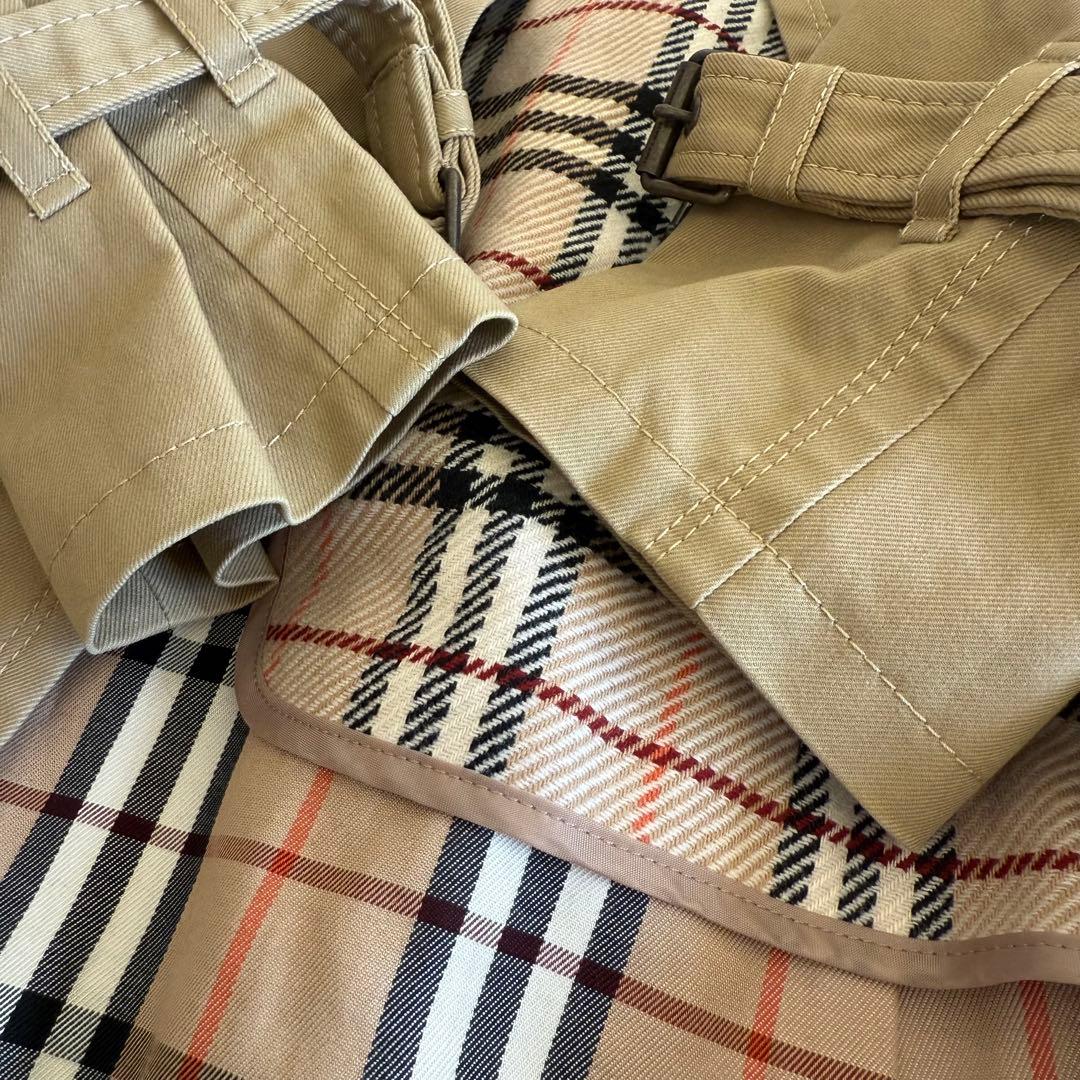 美品 BURBERRY BLUE LABEL ライナー トレンチコート チェック