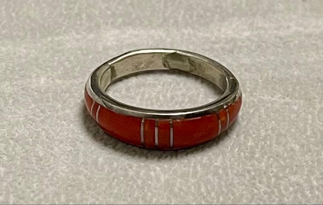 CHAVEZ 作者刻印 ナバホ ズニ族 インディアンジュエリー リング 指輪