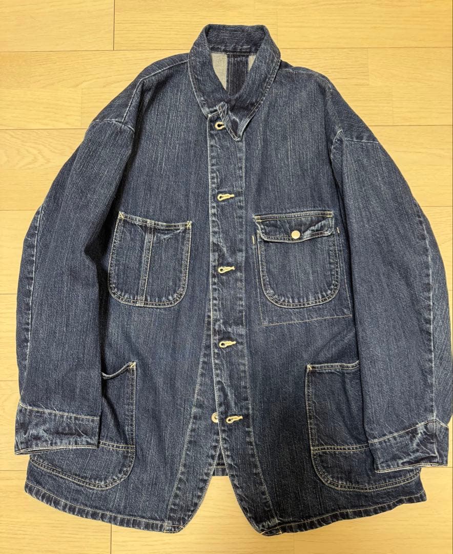 ジャケット・アウター porter classic STEINBECK DENIM COVERALLS