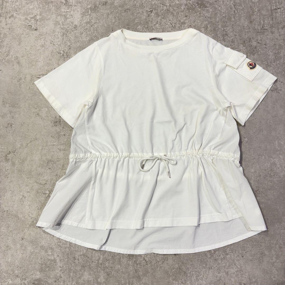 MONCLER ドローストリングTシャツ モンクレール　ペプラムTシャツ　正規品