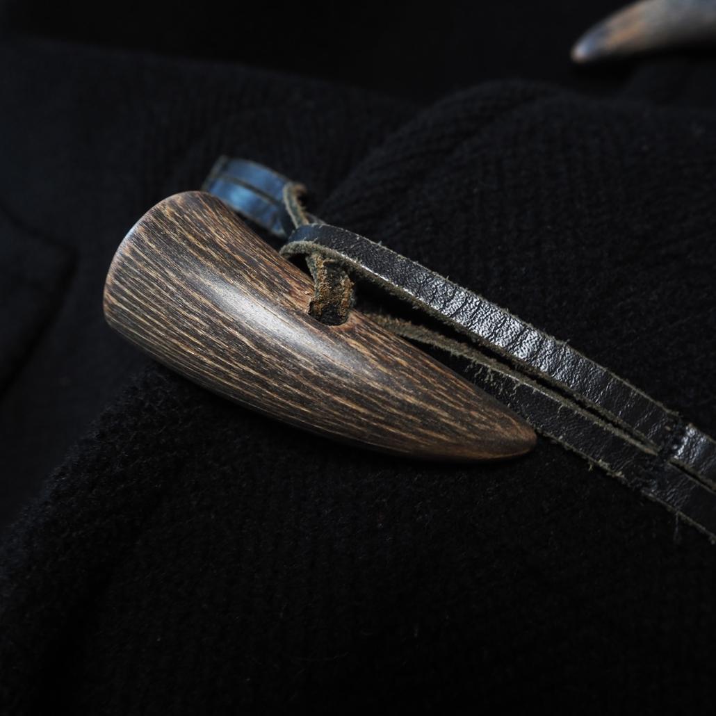 90s OLD ENGLAND ムーアブルック ヘリンボーンダッフルコート