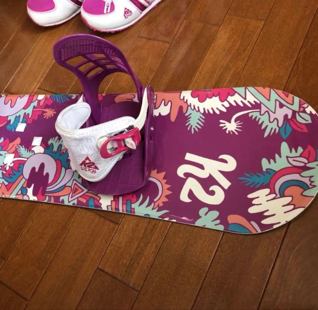 k2 子供　キッズ　スノーボードセット　100cm ブーツ19.5cm