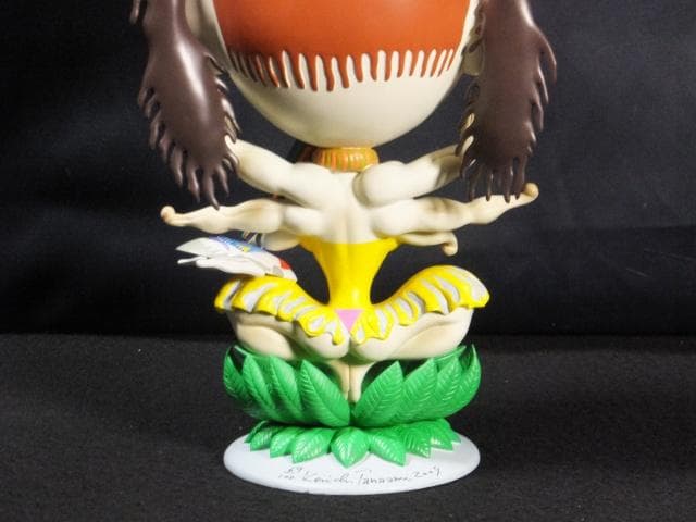 現代美術 田名網敬一　直筆サイン『KANNON観音菩薩像』立体ペイント1205C