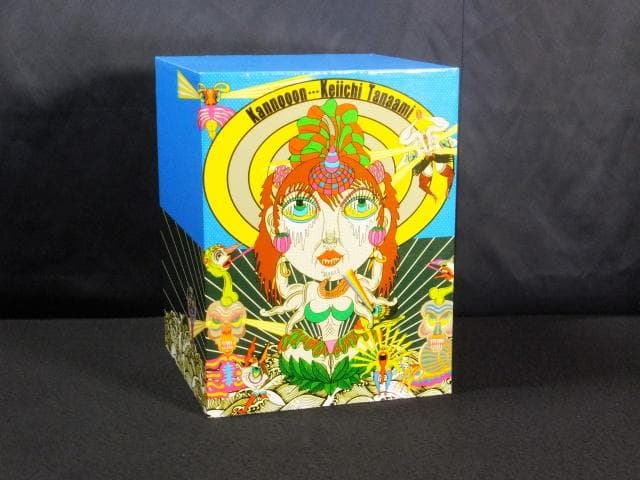 現代美術 田名網敬一　直筆サイン『KANNON観音菩薩像』立体ペイント1205C