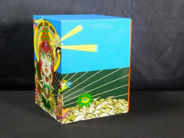 現代美術 田名網敬一　直筆サイン『KANNON観音菩薩像』立体ペイント1205C