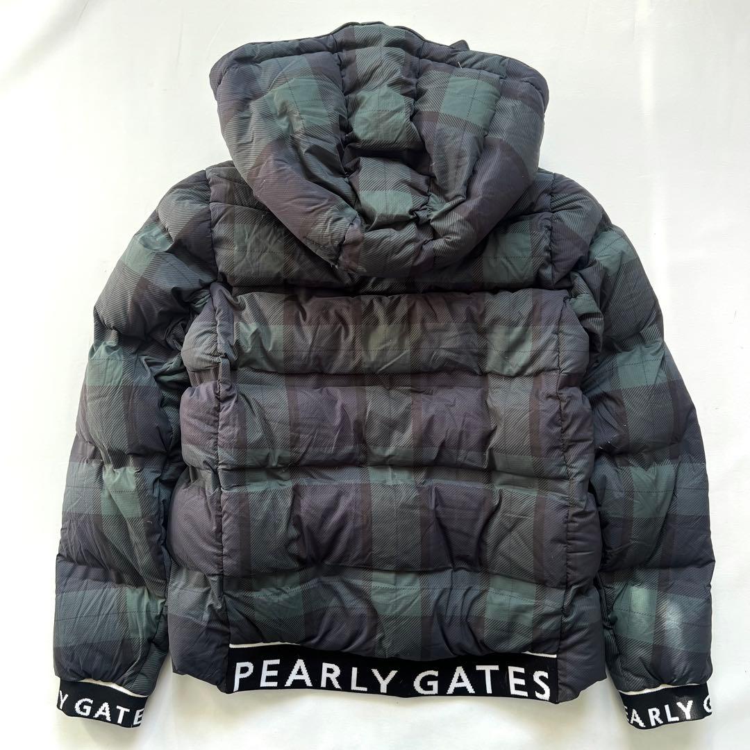 PEARLY GATES パーリーゲイツ　チェック柄　ダウンジャケット　中綿　1