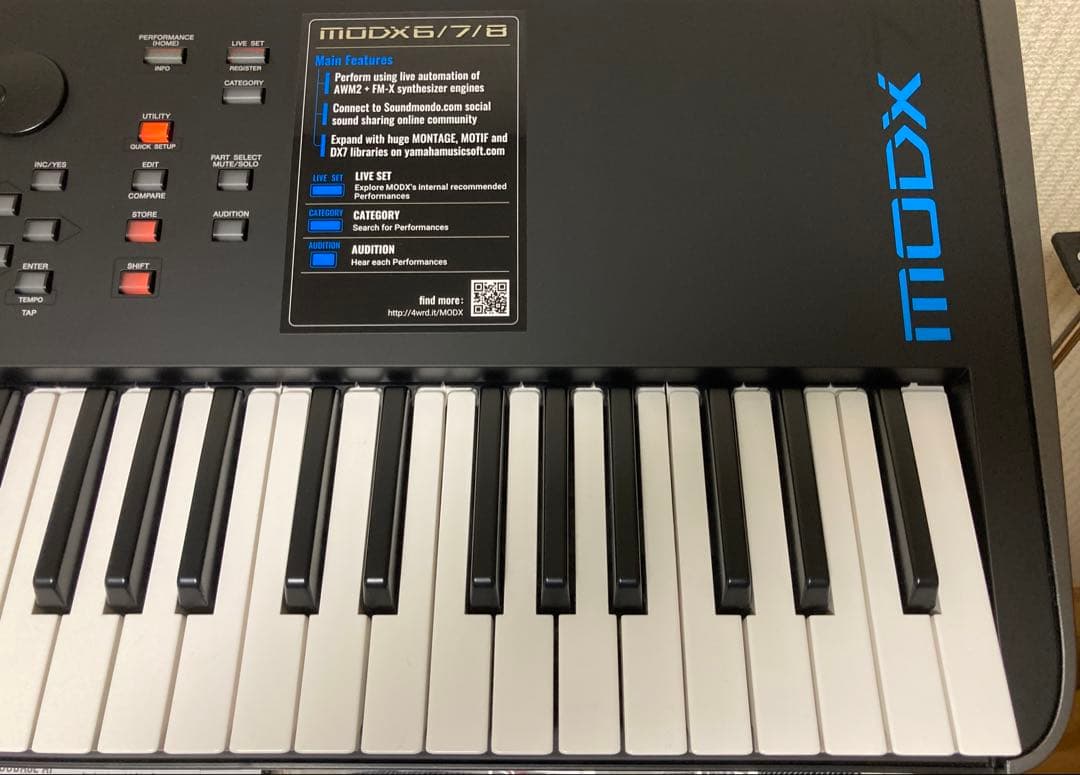 ヤマハ YAMAHA MODX7 76鍵シンセサイザー MODX