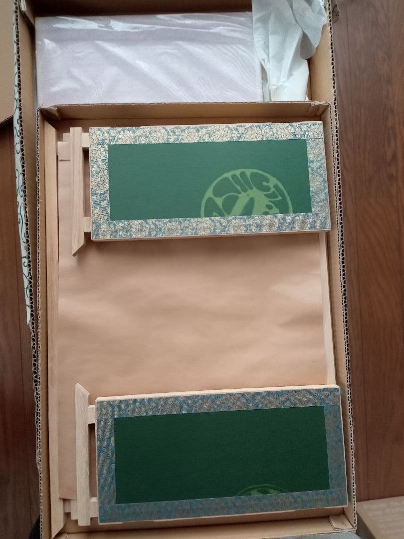 リカちゃんひな人形　久月　立親王飾り　立ち雛　屏風・台セット　限定版　未使用品