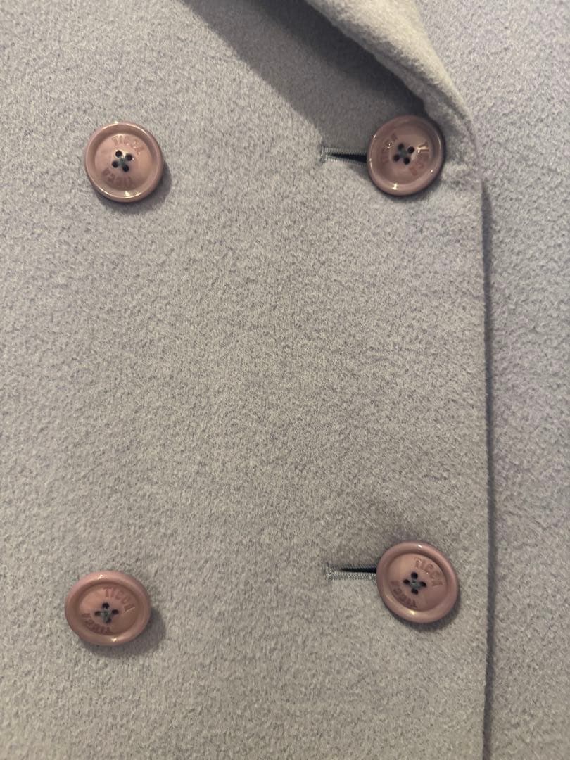 TICCA カシミヤ混テントコート lilac