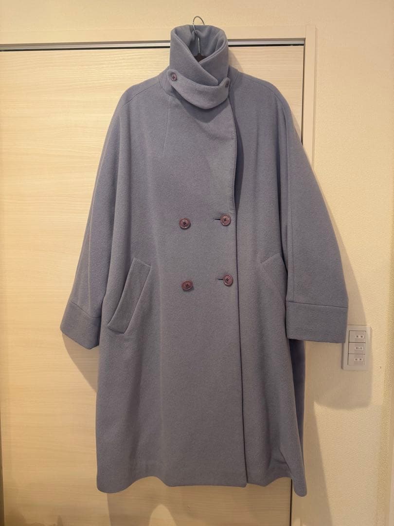 TICCA カシミヤ混テントコート lilac