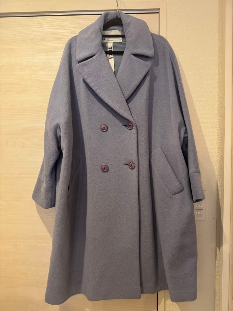 TICCA カシミヤ混テントコート lilac