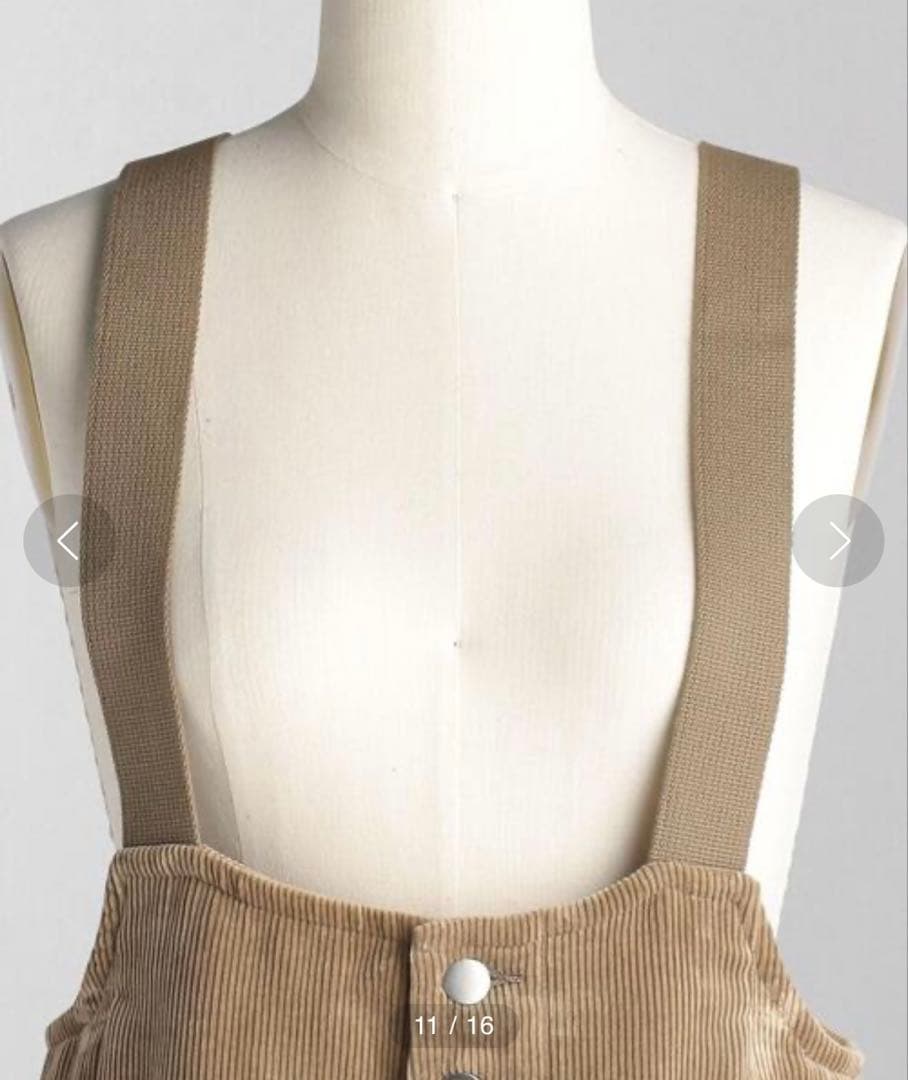 FRAMeWORK LOEFF（ロエフ）コーデュロイ フィッシング サロペット