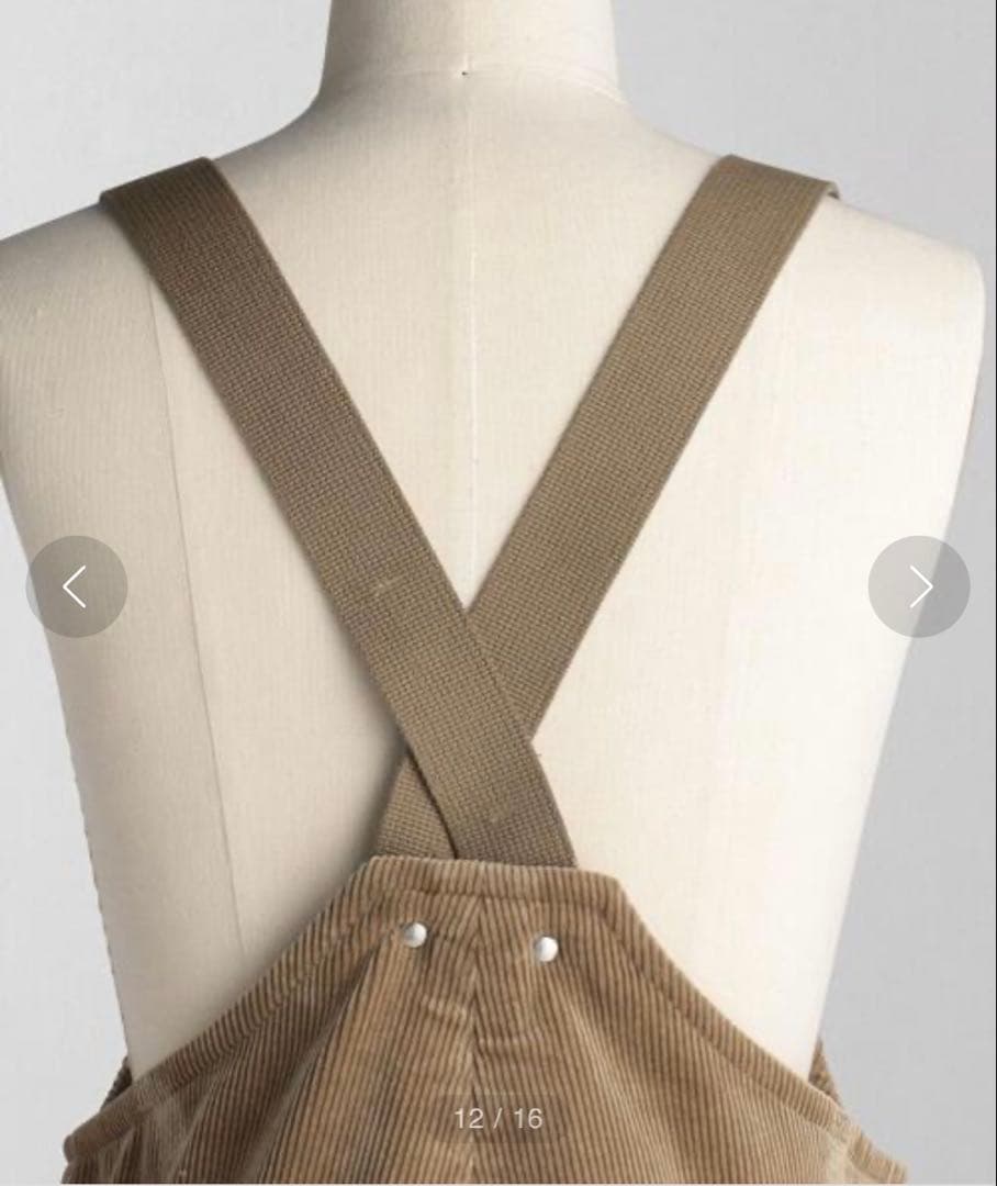 FRAMeWORK LOEFF（ロエフ）コーデュロイ フィッシング サロペット