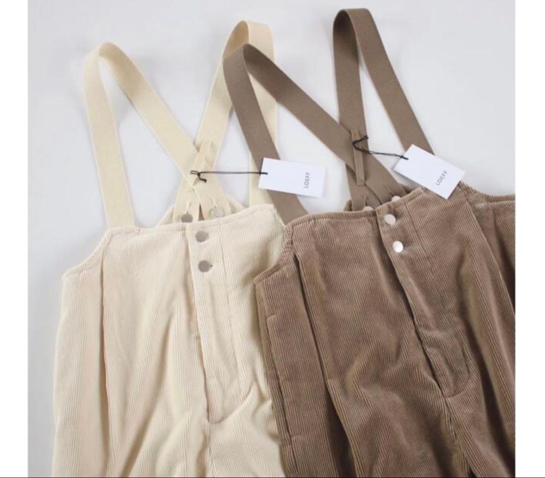 FRAMeWORK LOEFF（ロエフ）コーデュロイ フィッシング サロペット