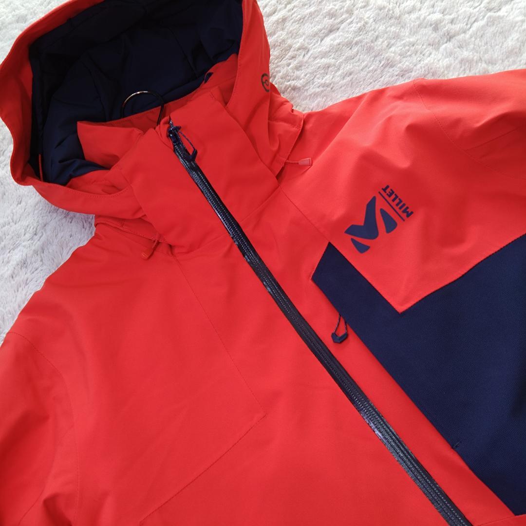 MILLET スキーウェアＭ　ストラットンＪＫ　断熱材　ポケット充実　デカロゴ