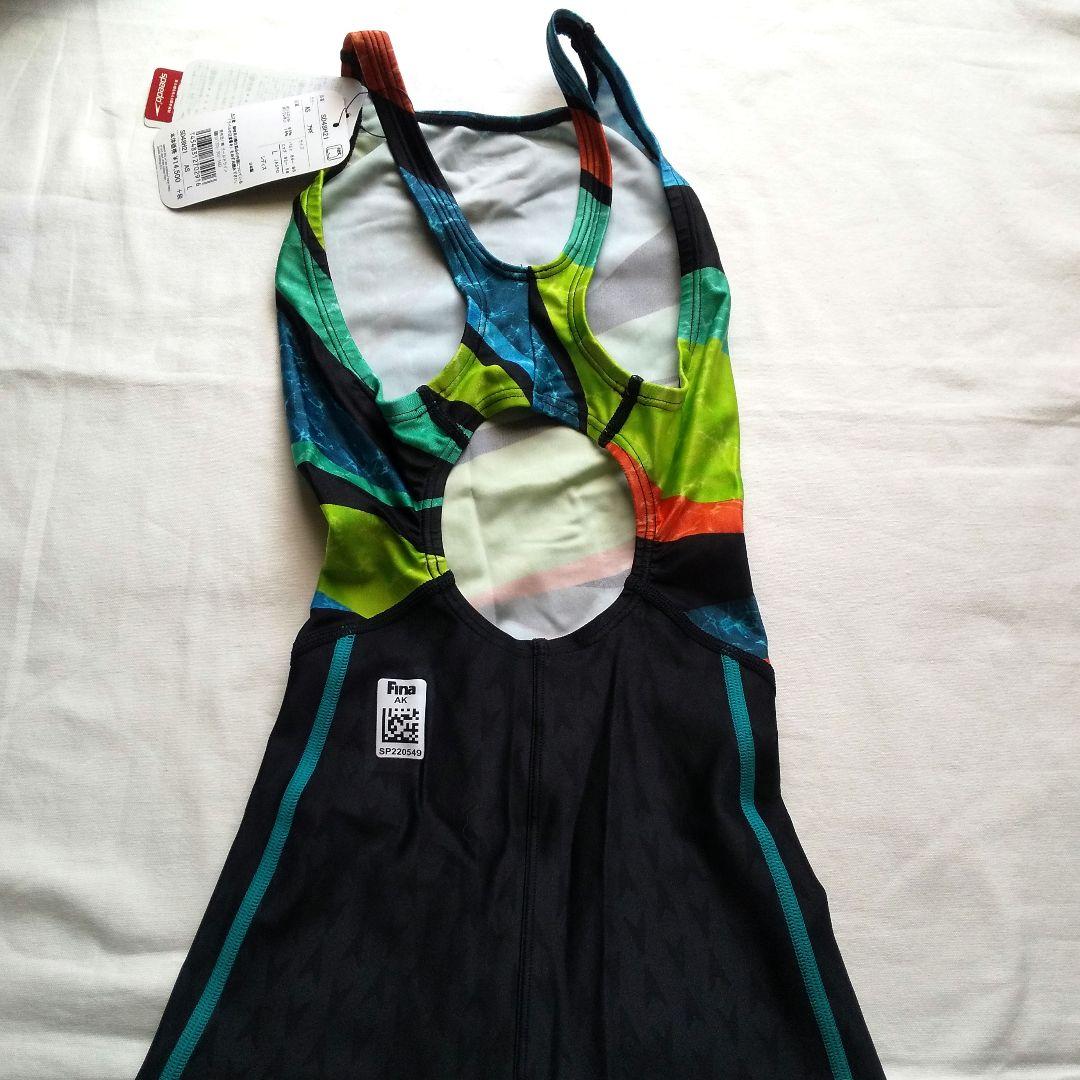 スピードspeedo Ｌ セミオープンバック ニースキン競泳水着FINA