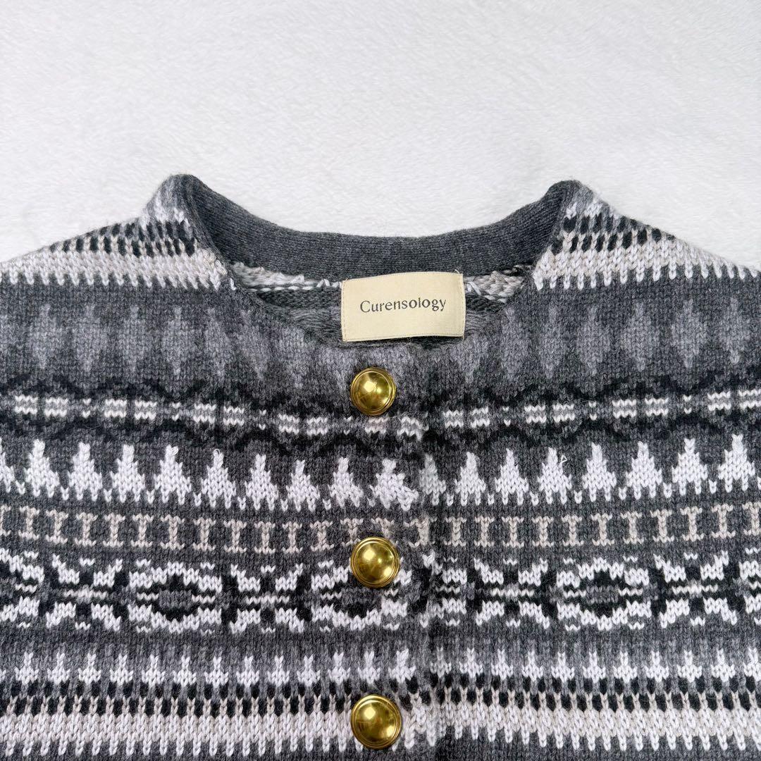 【極美品】Curensology フェアアイルニットミニベスト
