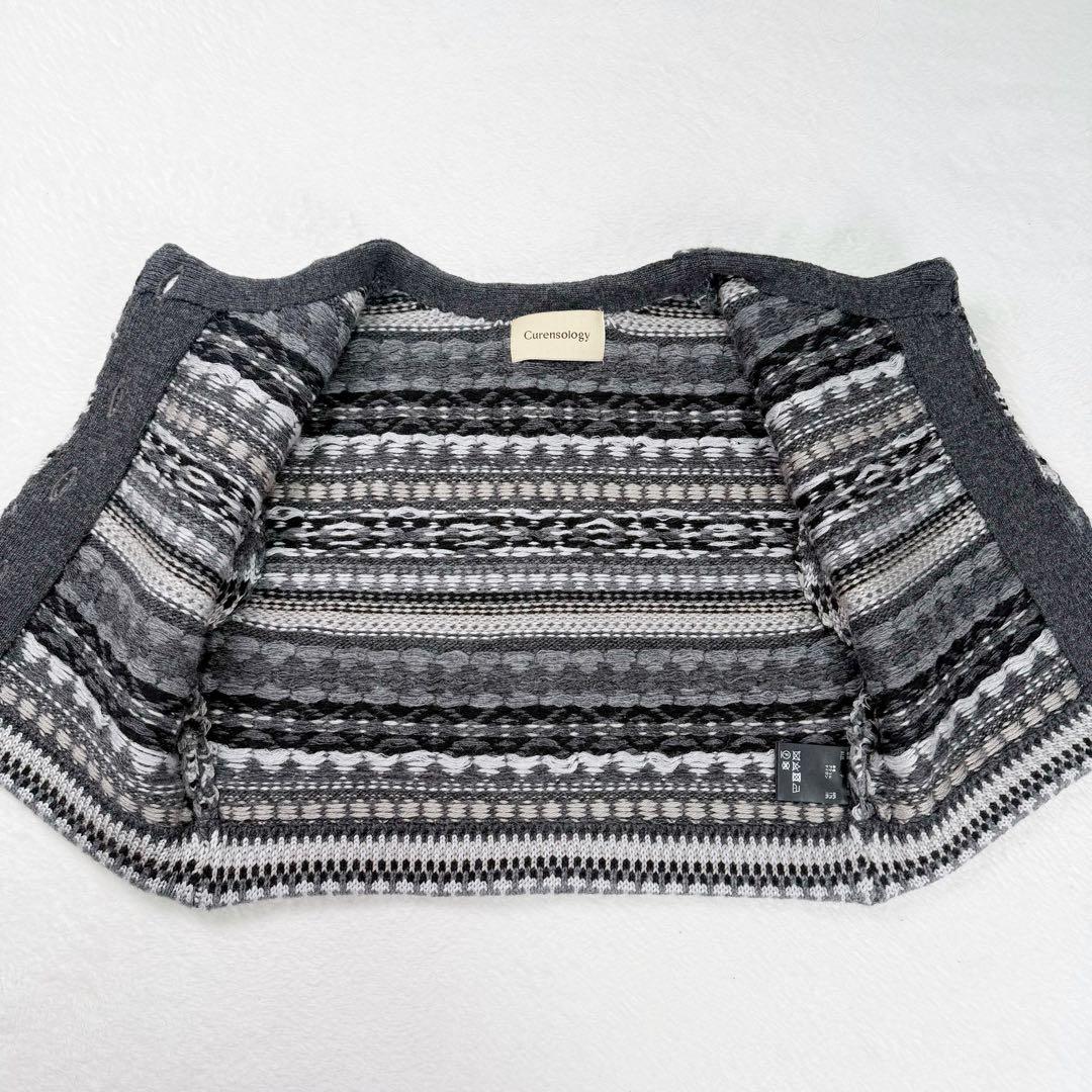 【極美品】Curensology フェアアイルニットミニベスト