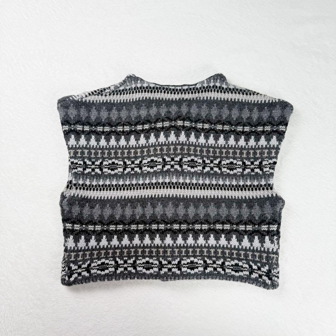 【極美品】Curensology フェアアイルニットミニベスト