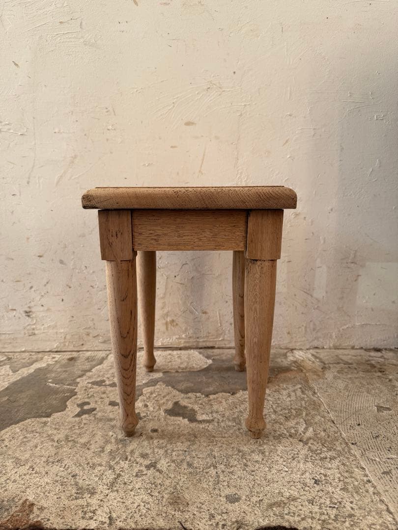 年末・年始SALE サイドテーブル スツール　ディスプレイ台　剥離　no2