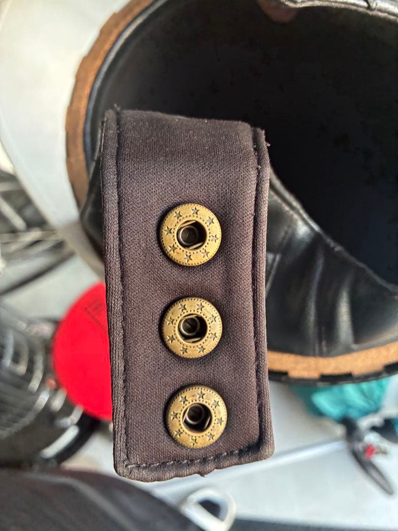 三つボタン　コルク半　ヘルメット　立花風