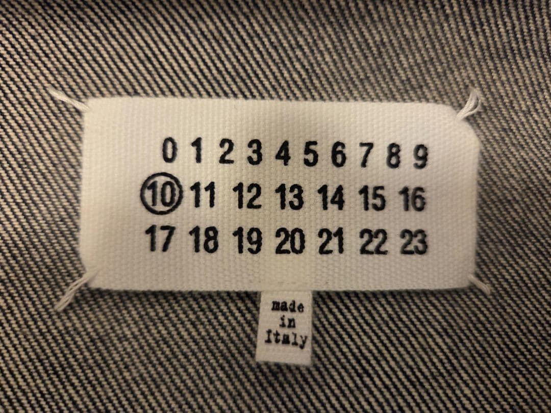 Maison Margiela デニムノーカラージャケット 44 インディゴ