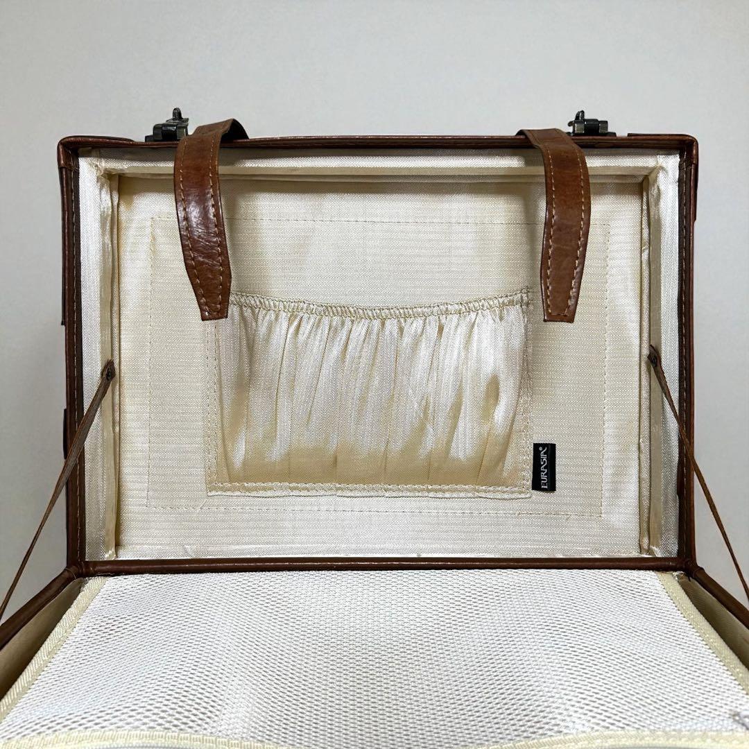 美品✨️ ユーラシアトランク シフレ キャリーバッグ トランク ブラウン