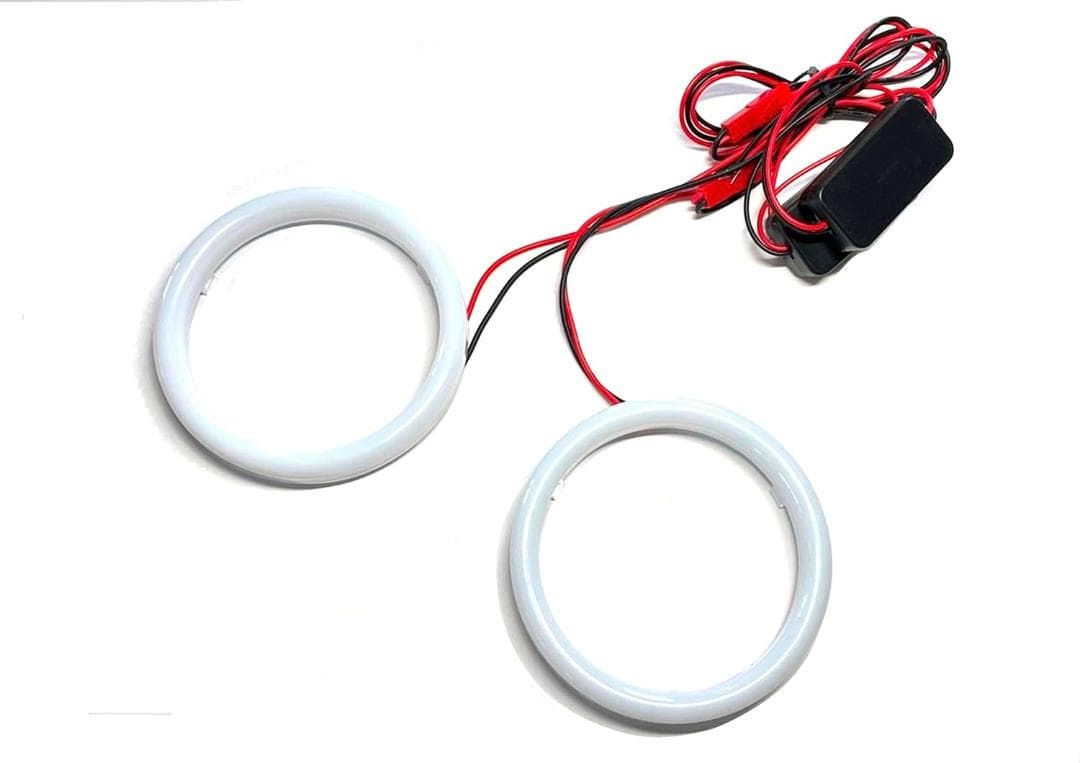 山*ん様 COBイカリング 乳白カバー付　パープル系　70Φ 6本＆90Φ2本