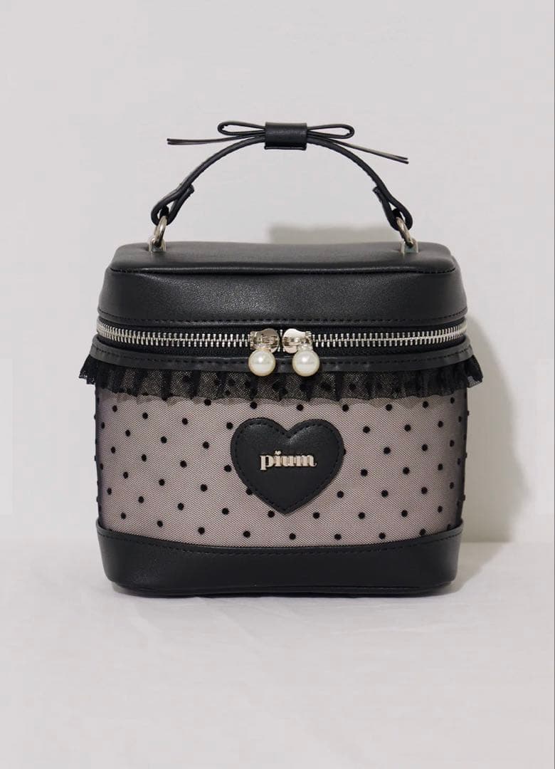 piumハートドットチュールバニティ