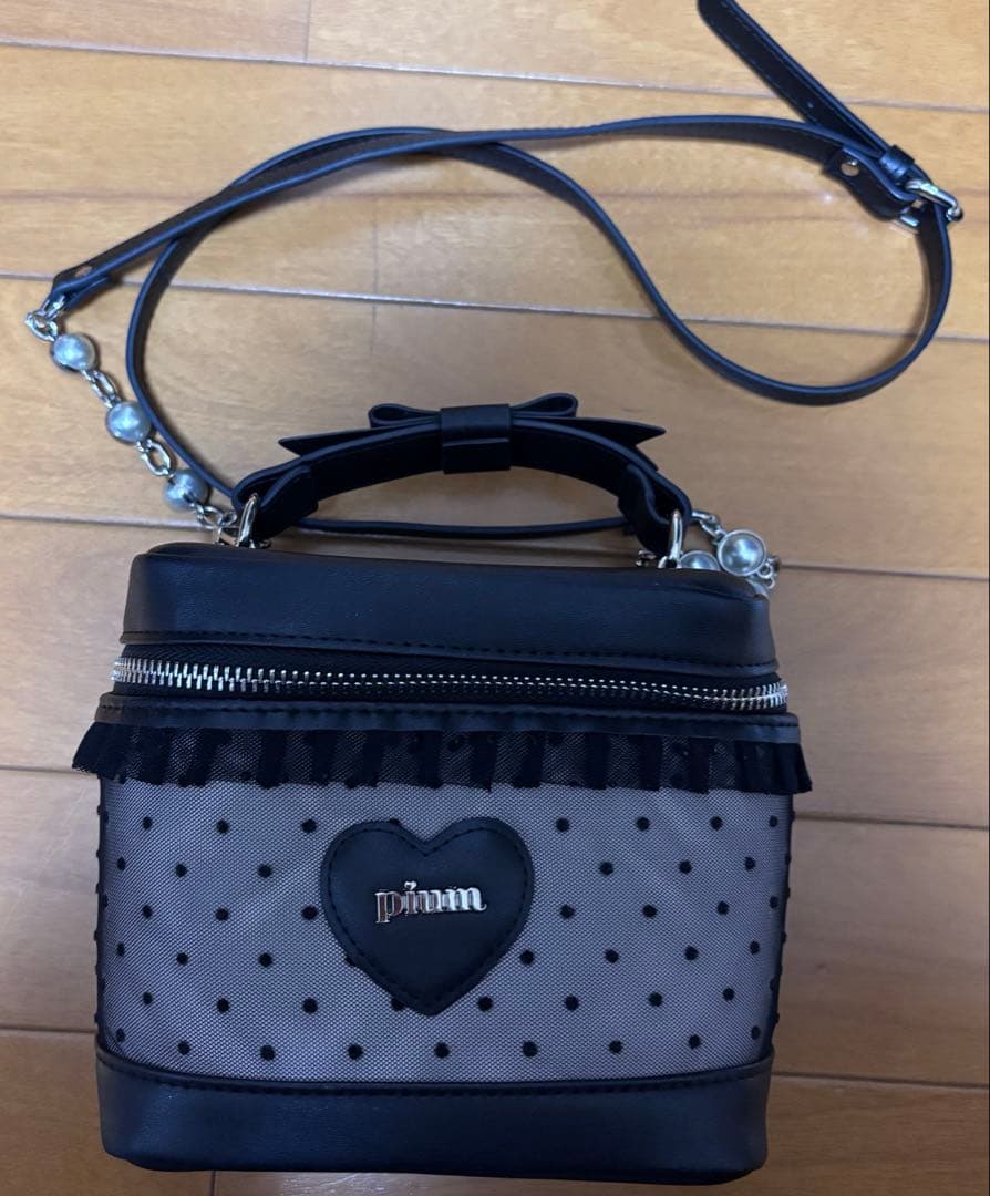piumハートドットチュールバニティ