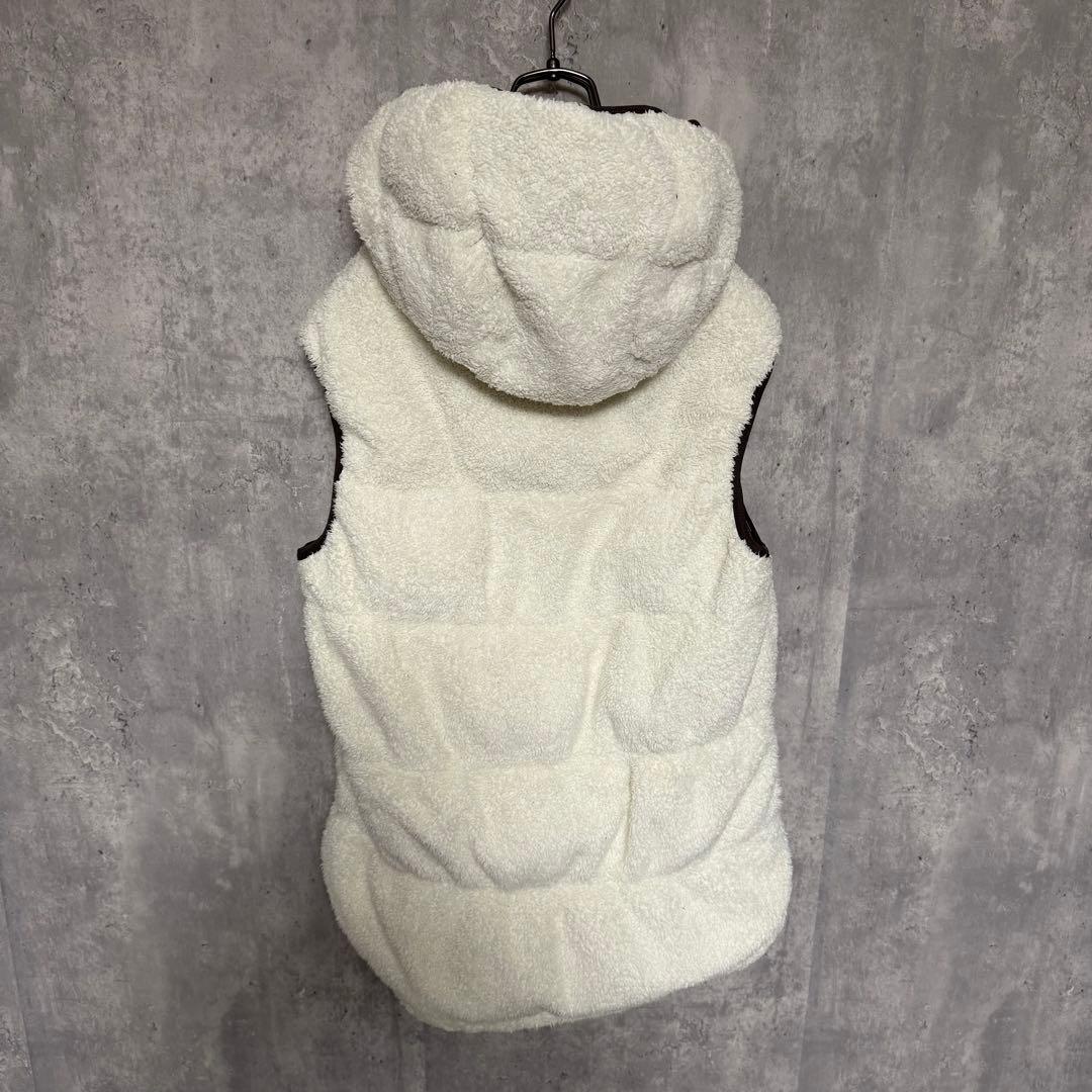 ノースフェイス ダウンベスト ボアベスト フリース レディースS ホワイト