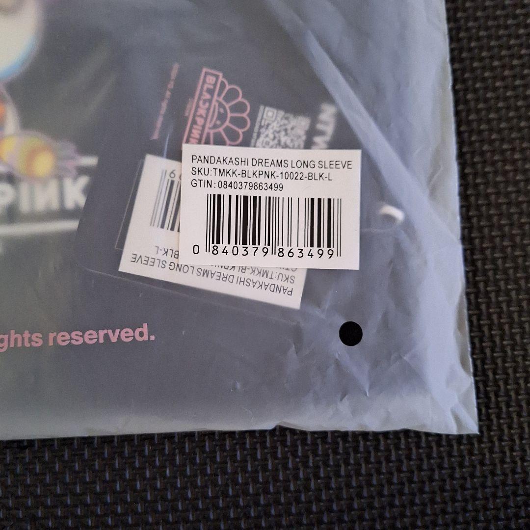 村上隆×blackpink ロングTシャツ ブラック