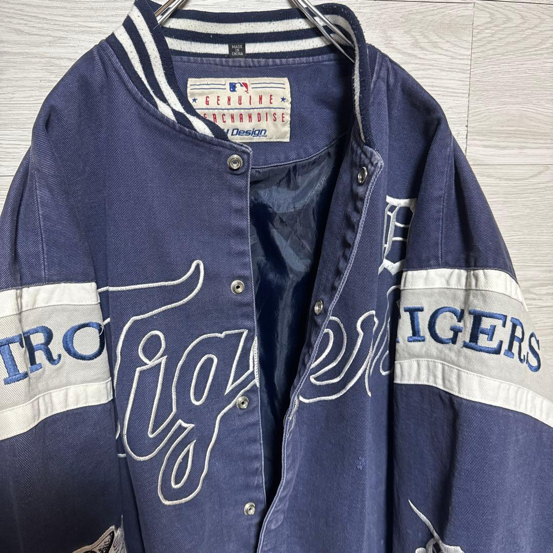 90s JH Design MLB デトロイトタイガース 3XL スタジャン