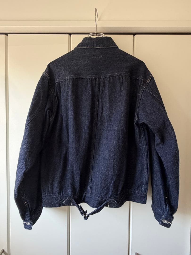 comoli コモリ　デニムジャケット　ネイビー　2