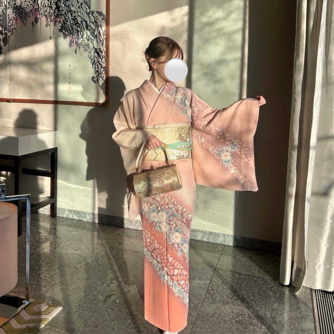 訪問着フルセット287▪︎ 翠山工房　辻が花　卒業式　入学式　お宮参　結婚式