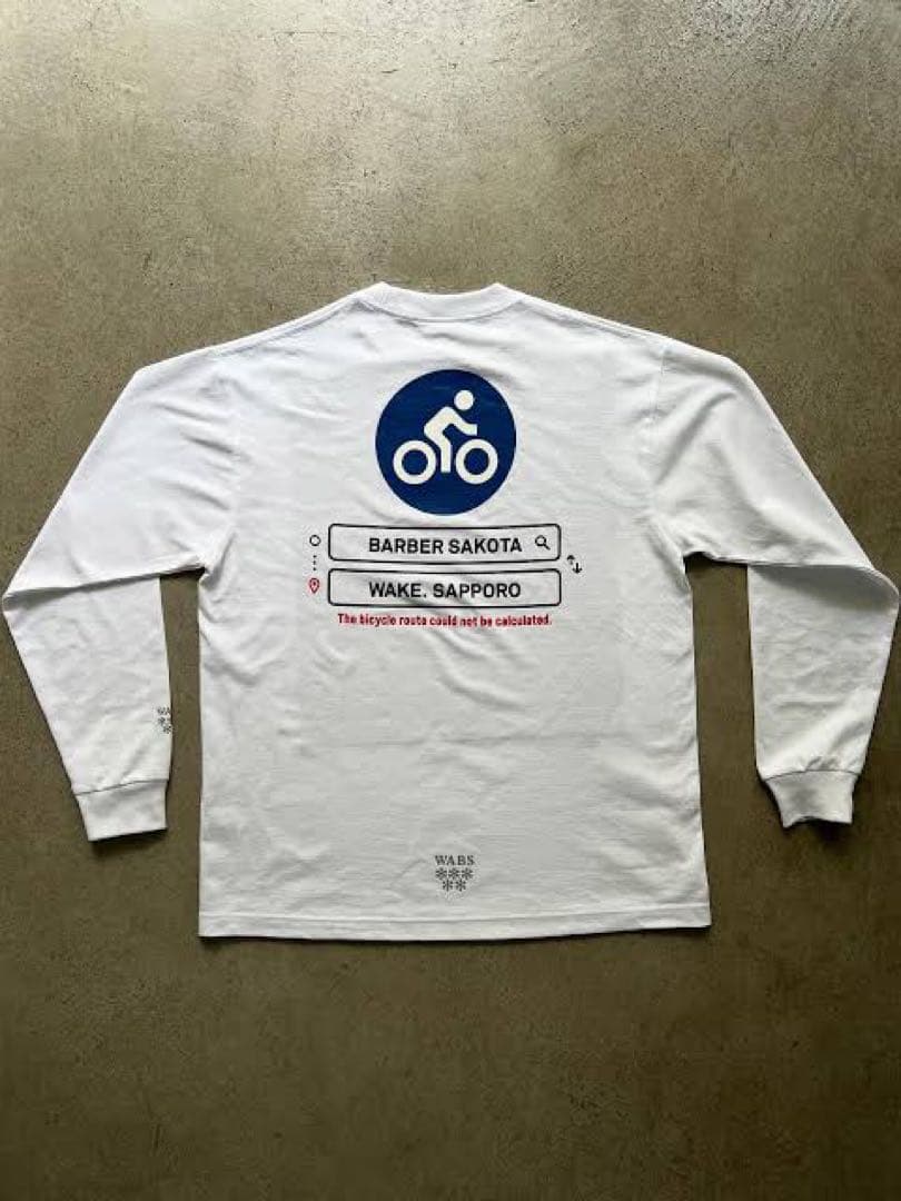 トップス BARBER SAKOTA bicycle wake L/S Tshirt L
