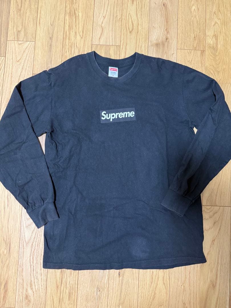 Supreme Box Logo L/S tee BLACK Mサイズ