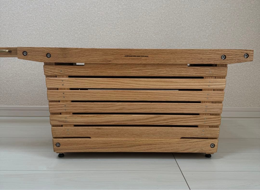 ikiki シェルフコンテナM ＋バーナーエクステンションテーブルオーク セット