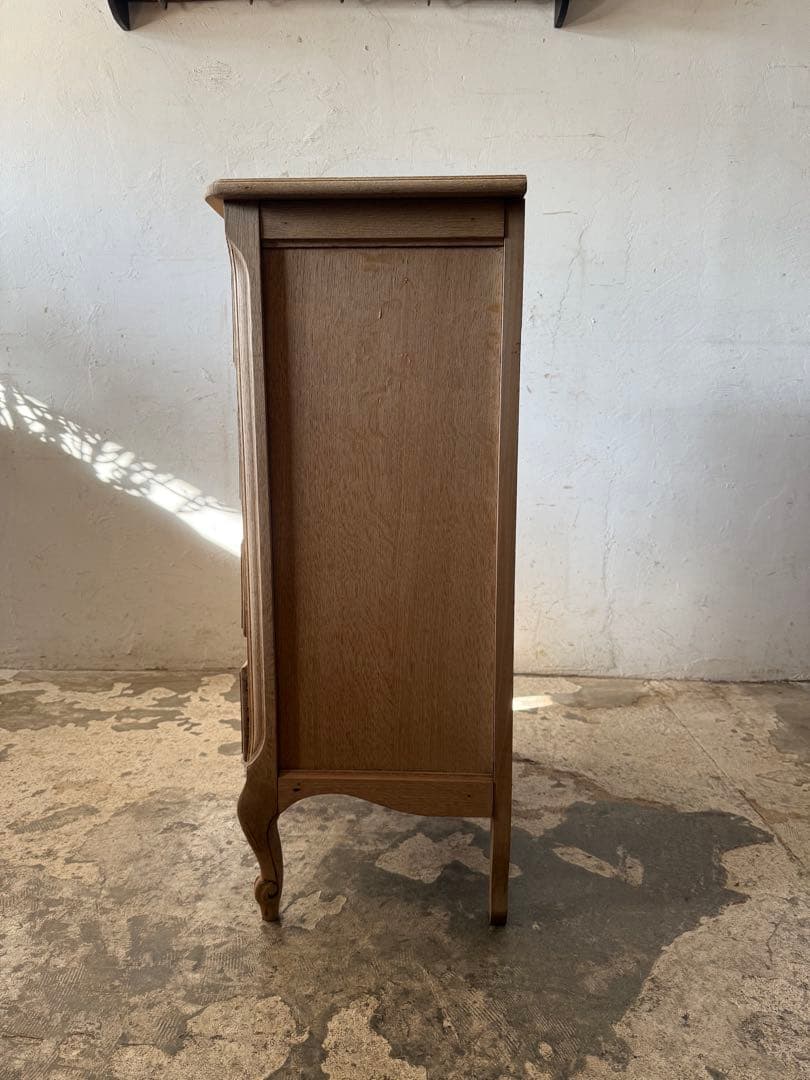 ビンテージ 4段チェスト 猫脚 剥離