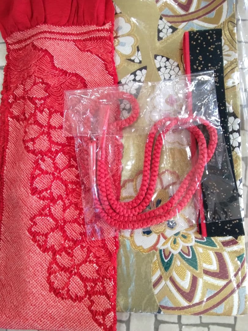 振袖フルセット、正絹絞り振袖、成人式、重ね衿帯揚げ帯締め、西陣袋帯、襦袢