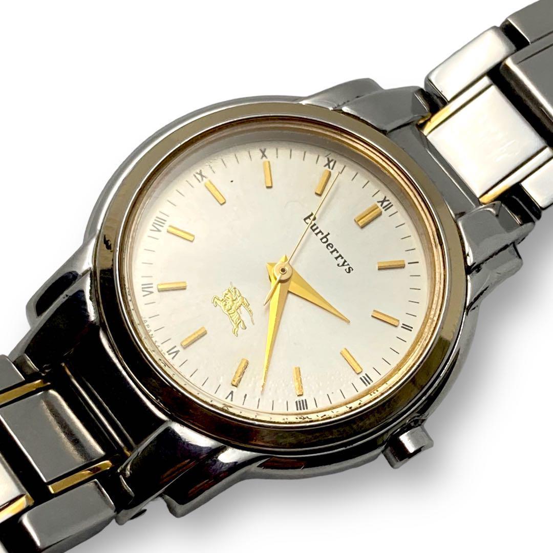 正規品 Burberrys バーバリー ゴールド コンビ 腕時計