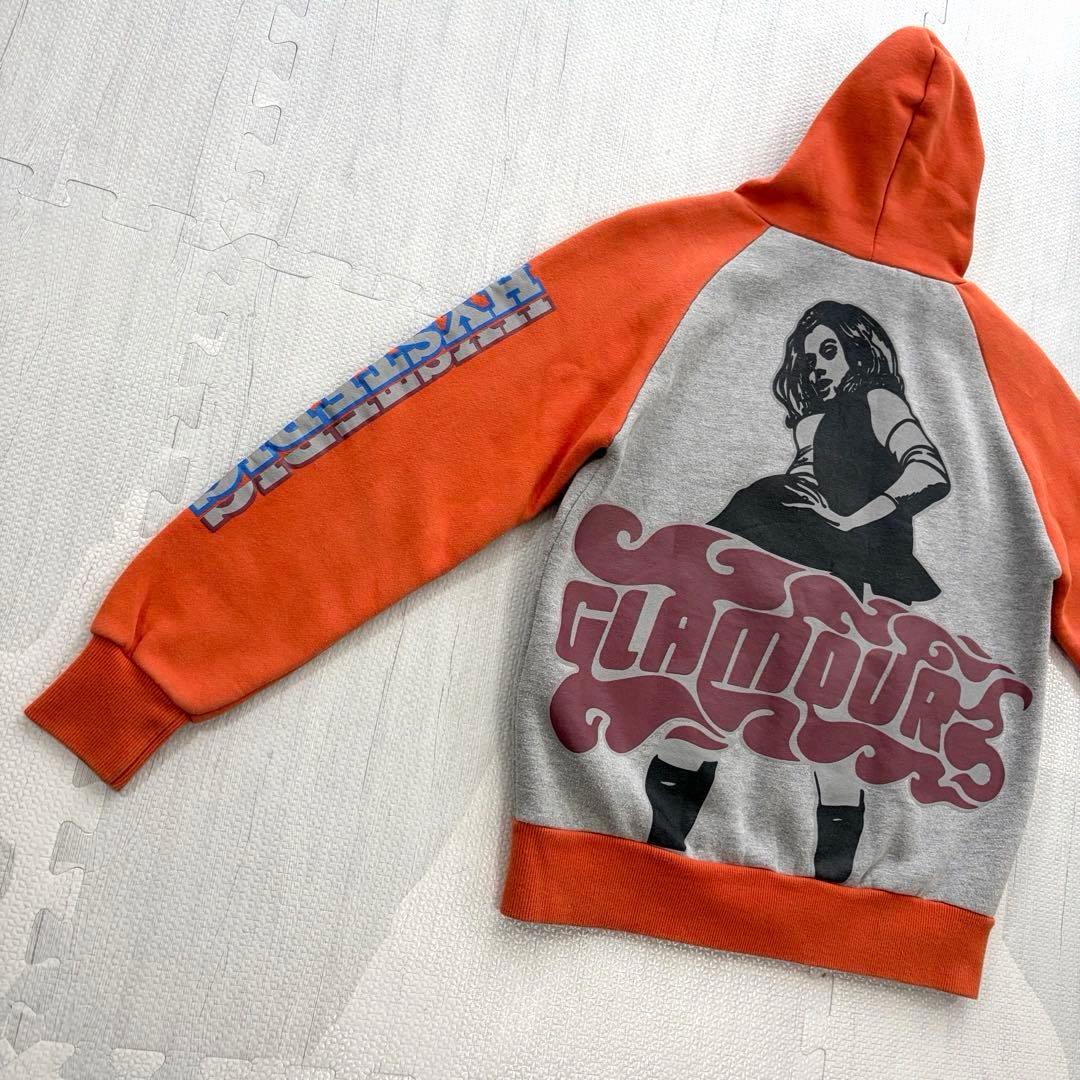 ヒステリックグラマー ヒスガール ビクセンガール ビッグプリント ジップパーカー