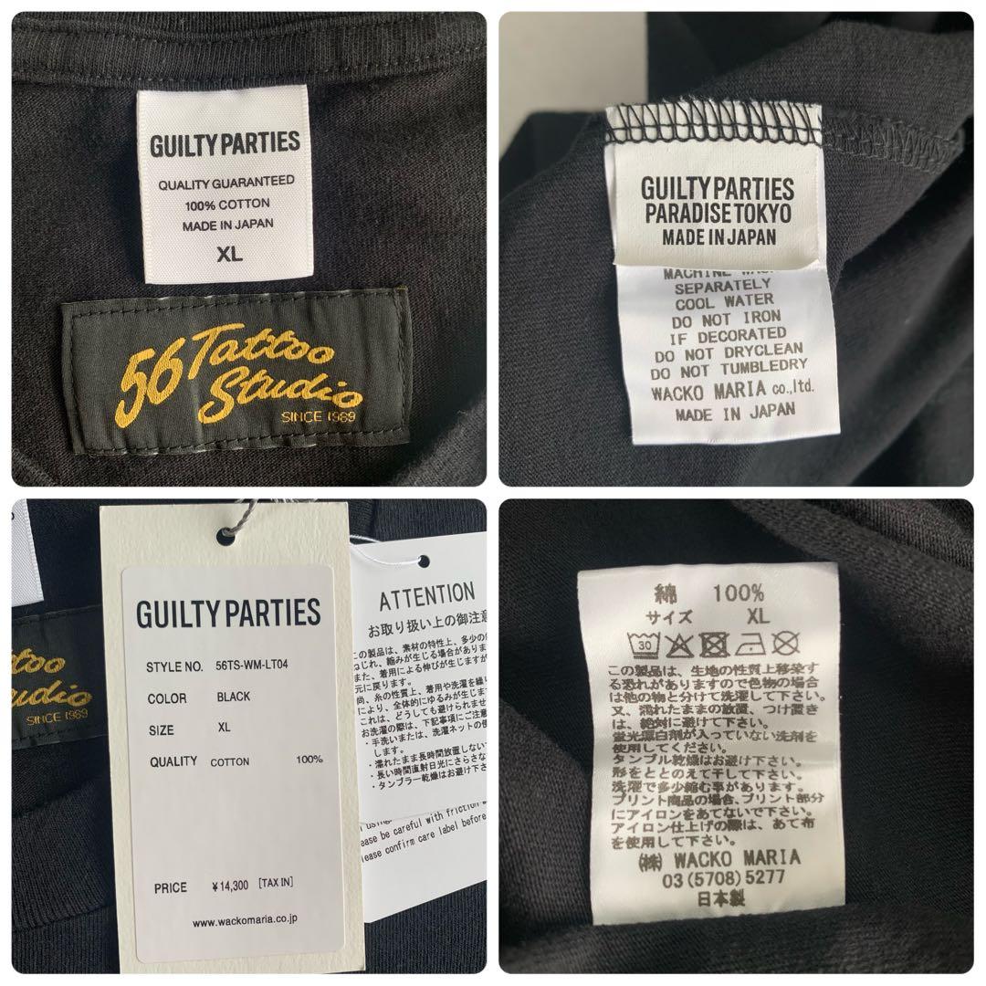 XL黒【WACKOMARIA】56TATTOO L/S／新品タグ付／送料込