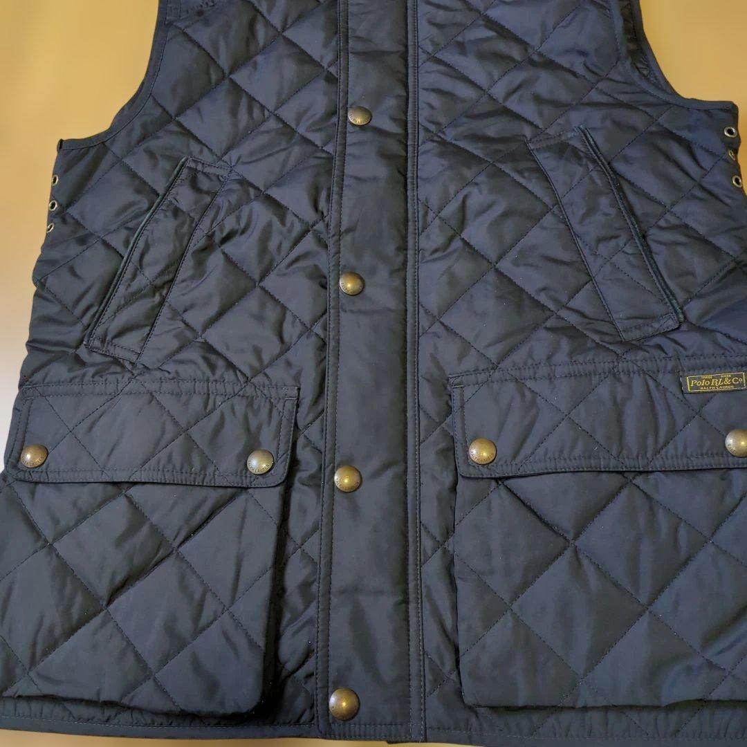 【新品未使用】Polo Ralph Lauren 黒 M キルティングベスト