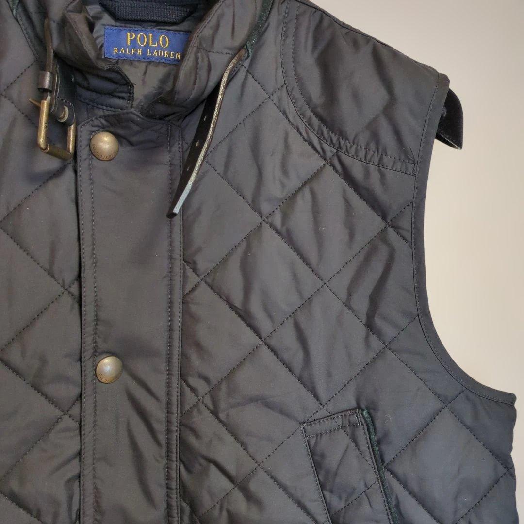 【新品未使用】Polo Ralph Lauren 黒 M キルティングベスト
