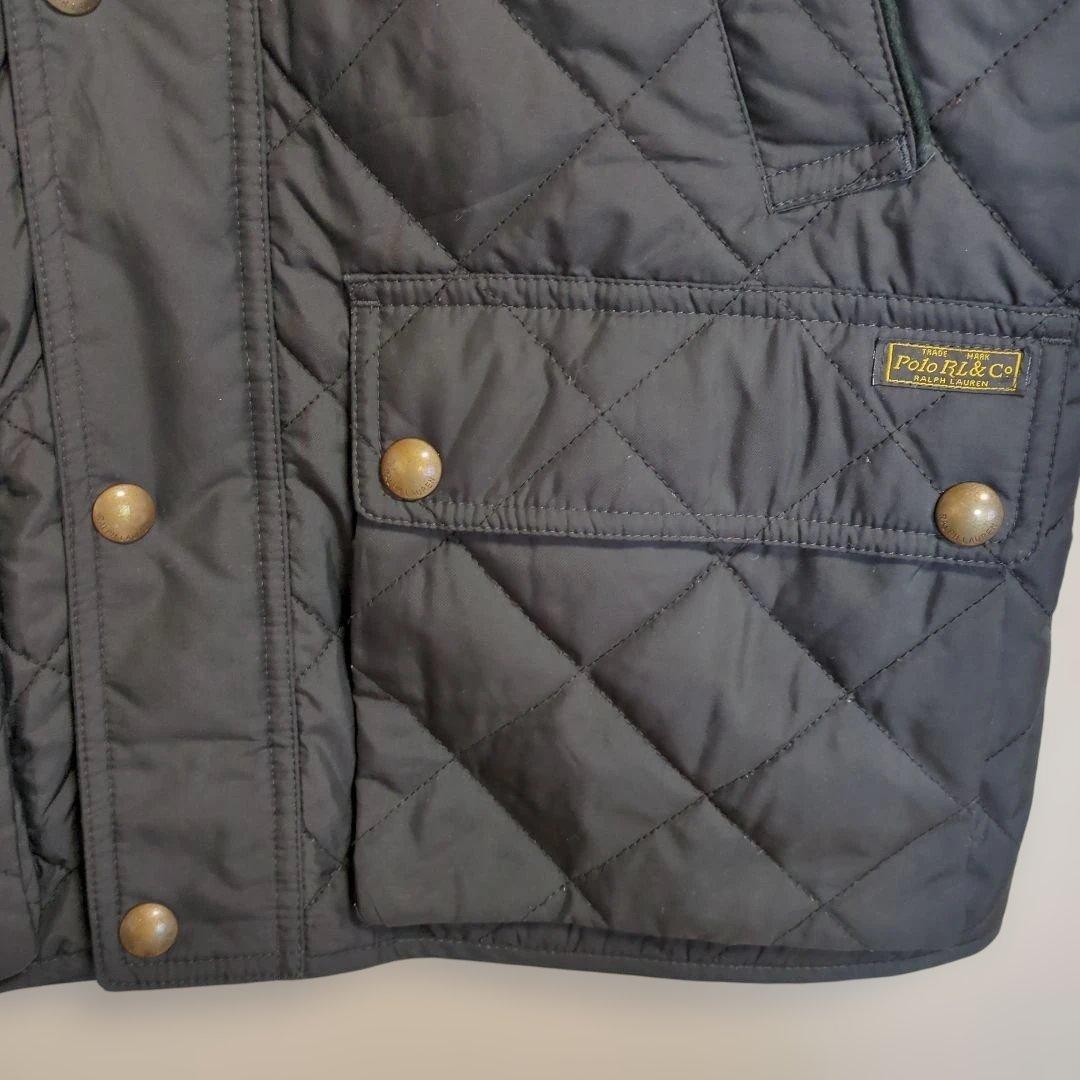 【新品未使用】Polo Ralph Lauren 黒 M キルティングベスト